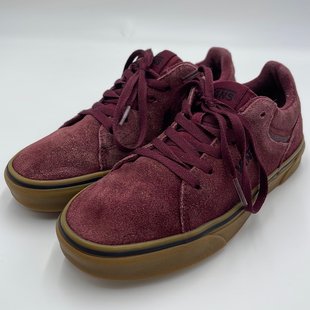Vans Suede Seldan Shoe size men’s 6.5 Burgundy